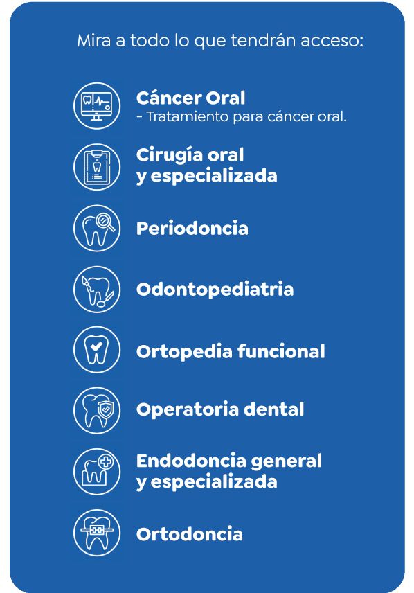 Servicios y beneficios Plan dental Elite - Coomeva Salud Oral